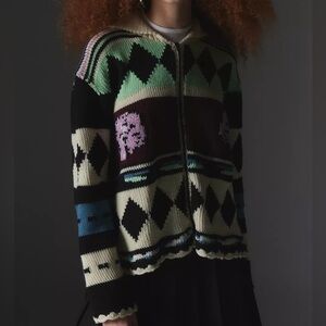 NWOT Mandiga Sky Cardigan Size S